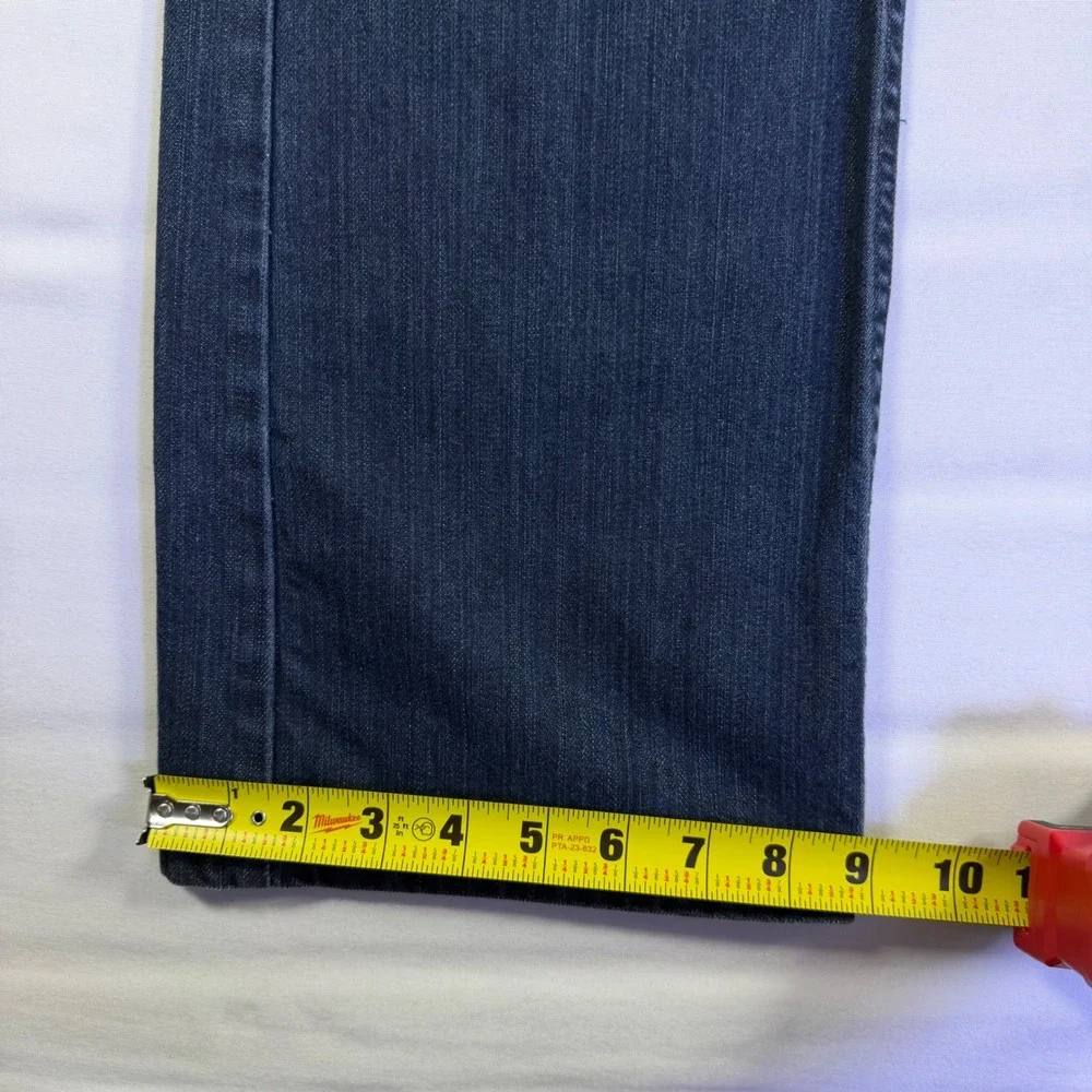 Levis 527 Slim Bootcut Jeans Mens 34x34 Dark Wash Indigo Denim 05527-0248